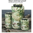 thumbnail image 2 of Widealiff Foldable Backpack Dry Bag Waterproof Sack Multipurpose Outdoor Accessories Boating Equipment Rafting Pouch Kayaking Supplies Camouflage L 20L, 2 of 6