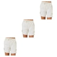 thumbnail image 4 of Sonducket Pantalones de carga para dama Pantalones cortos de bolsillo Cintura suelta Pantalones de verano Casual Stretch Streetwear Damas para Type1 NO1, 4 of 6