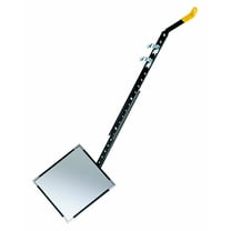 See All SUC-1212F Standard Square Flat Inspection Security Mirror with Wheel, 12" Length x 12" Width CA2