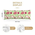 thumbnail image 2 of Naloa Dragon Fruit 1 Super Soft 20x60 Body Pillow Case,Long Side Hidden Zipper（PILLOWS ARE NOT INCLUDED）, 2 of 6