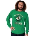 thumbnail image 5 of Popeye Kiss Me Im Irish St Paddys Day Long Sleeve TShirt Men Women Brisco Brands S, 5 of 6