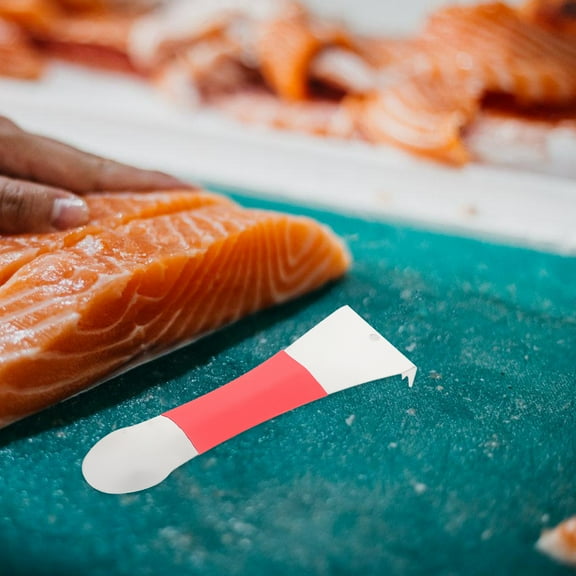 LEXSOMEO Kitchen Fish Scaler Brush Fish Scaler Remover Stainless Steel Fish Scales Tool Cleaning Brush Scraper