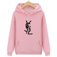 thumbnail image 1 of Lässige Frauen Sudaderas con capucha Spider Print Frauen Sudadera con capucha stilvolle Kapuze Sudadera Langarm Top Herbst Winter rosa Sudaderas con capucha mit Kapuze, 1 of 1
