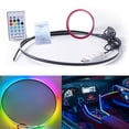 thumbnail image 1 of Tignapoo Éclairage Ambiant de Voiture USB Multicolore avec Synchronisation Musicale, Télécommande et Contrôle par Application, Bande LED de 1,1 m pour Tableau de Bord et Décoration Intérieure, Installation Facile, 1 of 6