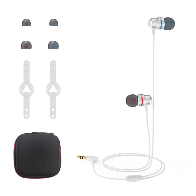 Auriculares intrauditivos Reducción de ruido 360 grados Reemplazo de auriculares para Oculus Quest 2, blanco Inevent EL000805-02B