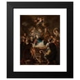 thumbnail image 2 of Circle of Paolo de' Matteis 12x14 Black Modern Framed Museum Art Print Titled - The Adoration of the Shepherds, 2 of 5