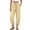 *Khaki, variant on VBVC Women's Drawstring Harem Pants,Adjustable Hem Jogger Trousers For Women,Ladies Cotton-Linen Loungewear Pants with Pockets,Black,S-2XL