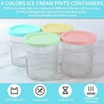 thumbnail image 2 of Compatible With Ninja Nc501 Nc500 Series Creami Deluxe Ice Cream Makers, Creami Pint Containers With, 2 of 5