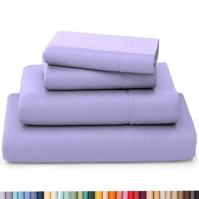 HAOAN Ultra Soft Wrinkle Resistant Bamboo Sheet Set - 4 Piece Set - 2200 Series