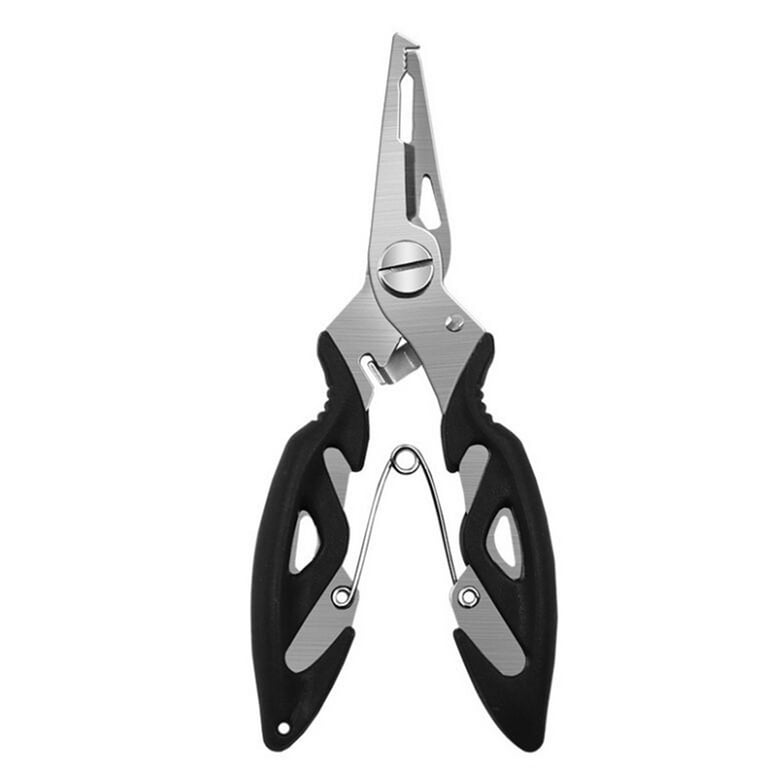 Stainless Steel Fishing Pliers Line Cutter Split Ring Hook Remover Tool