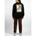 thumbnail image 6 of Magic The Gathering Black Lotus Card Adult Black Crew Neck Long Sleeve Shirt-Small, 6 of 7