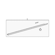 Genuine OE Toyota Rocker Molding - 75852-12090-A0