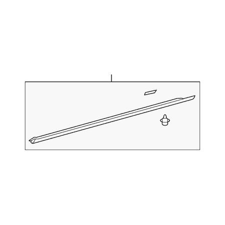 Genuine OE Toyota Rocker Molding - 75852-12090-A0
