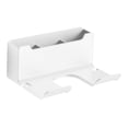 thumbnail image 1 of Qarigey Elegante soporte para soplador de cabello de montaje en pared Estante liso para teléfonos Salon Home Cuidado del cabello Blanco, 1 of 1
