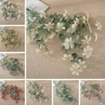 thumbnail image 1 of wirlsweal Fake Flower Realistic Easy Care DIY Handicrafts Bridal Bouquet Artificial Flower Decor Wedding Supplies, 1 of 10