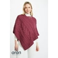 thumbnail image 3 of Aran Knitted Poncho Women's SuperSoft Merino Wool Irish Cape Made in Ireland, One Size, 3 of 7