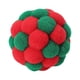 thumbnail image 3 of Juguetes interactivos para gatos con cascabeles, sonidos divertidos y pelotas que chirrían. Juguetes KICKER para gatos y cachorros. rojo verde, 3 of 9