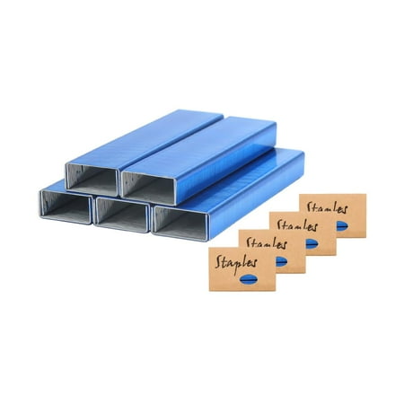 XD4-Staple 4000 Colored Staples Colorful Standard Staples Fit Desk 26/6 Manual Stapler Refill (Blue)*04