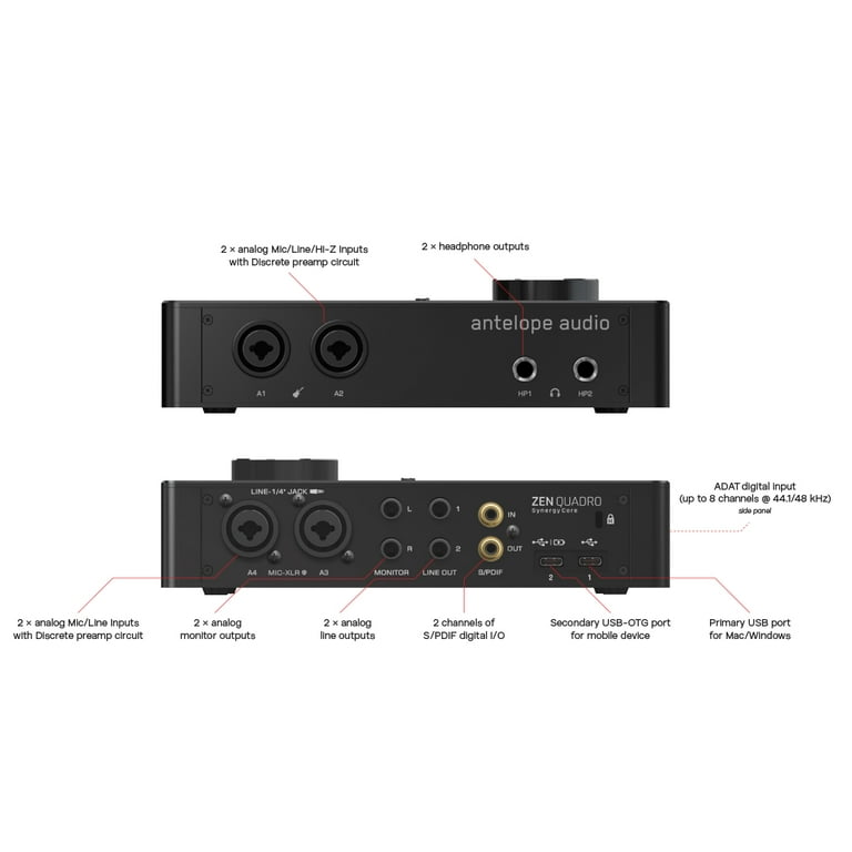 ほぼ新品ANTELOPE AUDIO Zen Quadro SC Amazon.com: Antelope Audio Zen Quadro Synergy Core +