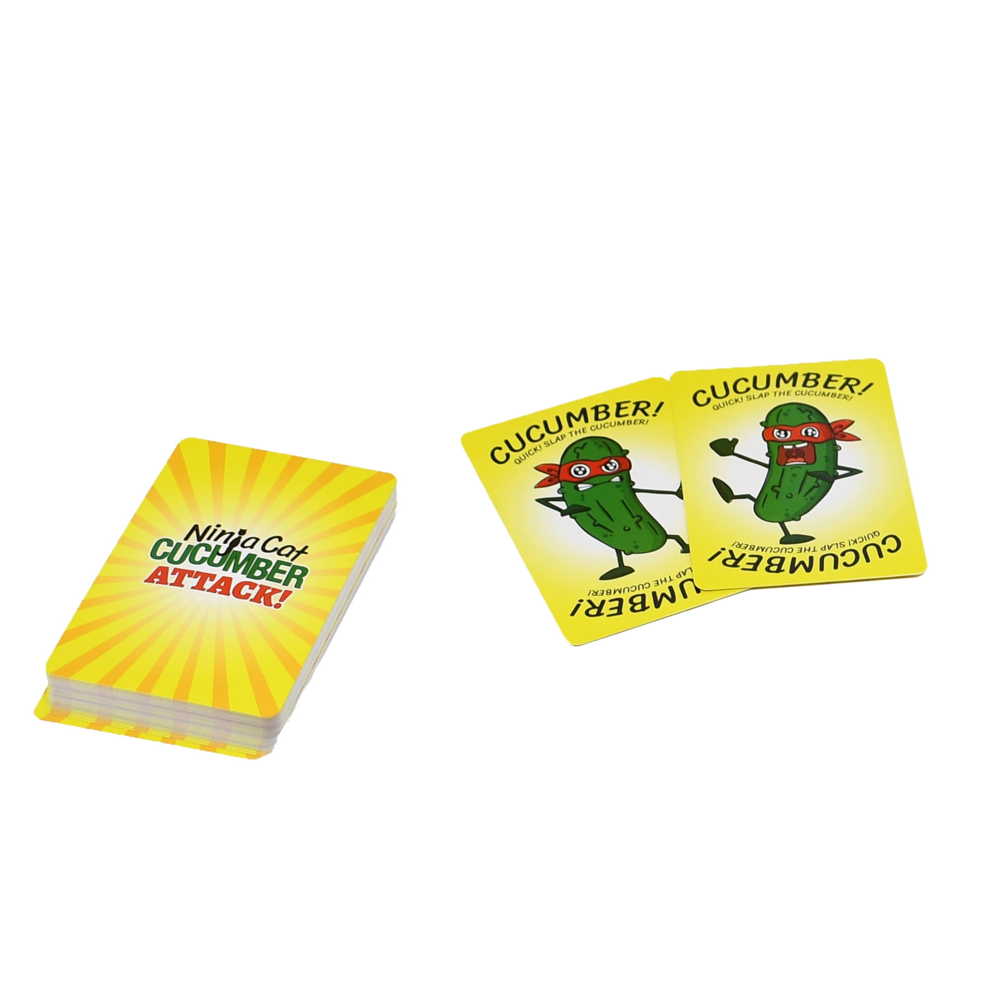 Ninja Cat Cucumber Attack Family Card Game for Ages 7 and up, from Asmodee