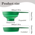 thumbnail image 5 of Wide-Mouth Canning Funnel Flexible Foldable Silicone Funnel with Handle for Jar Filling, Kitchen Transfer & Preserving, 5 of 5