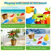 JoyStone 3 in 1 Kids Sand Water Table, 37PCS Sensory Play Table, 24x24x14.56 Outdoor Summer Toy Gift for Toddlers Boys Girls