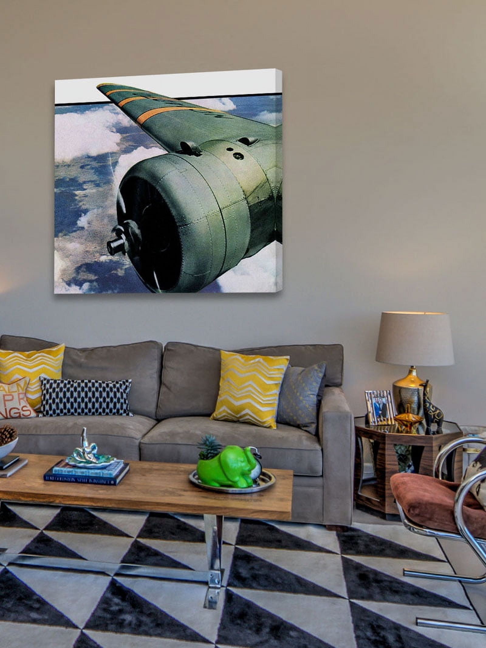 Marmont Hill "Propeller" Painting Print on Canvas