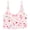Aurora Soft Pink, variant on Sleeping Beauty Women's Athletic Cropped Sports Bra Aurora Soft Pink