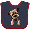 thumbnail image 3 of Inktastic Border Terrier Boys or Girls Baby Bib, 3 of 4