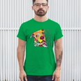 thumbnail image 3 of Tee Hunt Dean Russo Colorful Neon Dog T-Shirt How Your Soul is Men's Tee, Green, Medium, 3 of 5