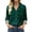 Green, variant on Women's Satin Long Sleeve Shirt Women's Retro Flower Casual Printed Shirt Brown XXL