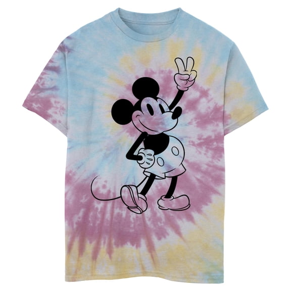 Boys Mickey & Friends Mickey Mouse Peace Sign T Shirt