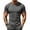 Dark Gray, variant on Men's Mesh Sports Short Sleeve Round Neck Fitted T-shirt with Breathable Fabric and Athletic Cut in Assorted Colors for Gym Workouts Running Errands Outdoor Adventures Casual Wear Navy S