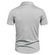 thumbnail image 4 of pstuiky camisetas para hombre, Camisa informal de negocios de color liso con solapa y botones de manga corta para hombre ropa de hombre l, 4 of 6