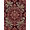 Red, Pattern 2, variant on ODIKA 6' x 9' Machine Washable Non-Slip Area Rug, antique floral High Traffic Rug, Red, 1293801