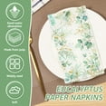thumbnail image 6 of NUAHRHY 100pcs Eucalyptus Leaves Napkins, 3 Ply Disposable Hand Towels for Bathroom, Eucalyptus Leaf Guest Paper Napkins Dinner Napkins for Spring Wedding Baby Shower Bridal Shower Birthday Tea Party, 6 of 9