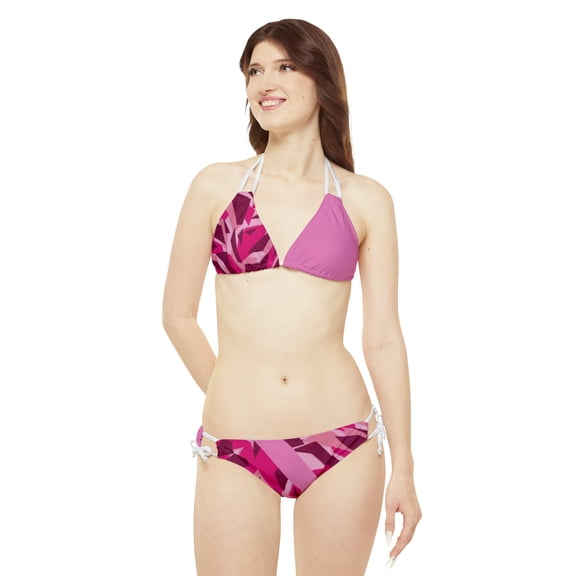 "Plum Crazy" Strappy Bikini Set
