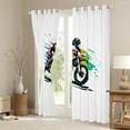 thumbnail image 3 of jejeloiu Speed Game Black Out Curtains,Racing Motor Biker Curtains Pack of 2 (42x63 Each) For Men Women, 3 of 6