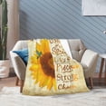 thumbnail image 5 of Yibo Christian Gift Blanket Sunflower Religious Gift With Bible Scripture Birthday Gift For Women Mother Aunt Friend Sisters, 5 of 5