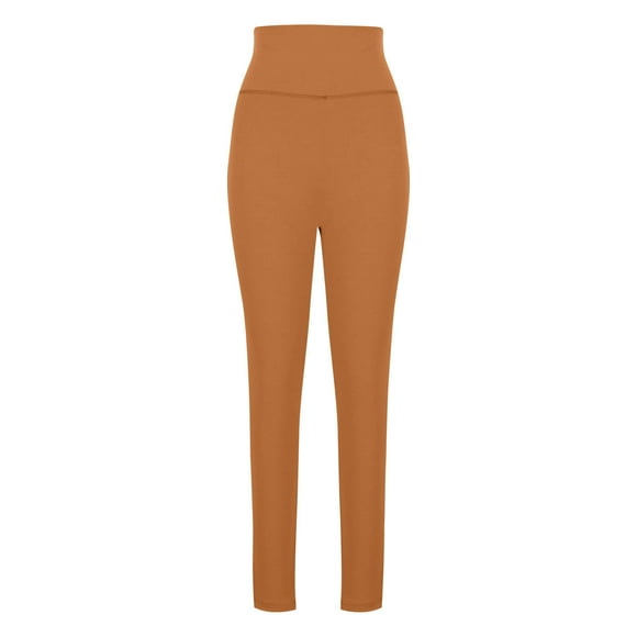 Timegard Workout Leggings for Women Stretch Yoga Pants High Waist Casual Comfy Trousers with Pockets