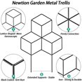 thumbnail image 4 of Metal Garden Trellis for Climbing Plants, Iron Plant Support, 4 of 4