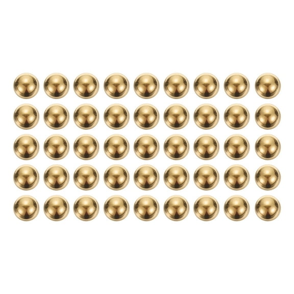 50 Packs Precision Solid Brass Bearing Balls 4.5mm Industrial Brass Ball Spheres