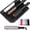 Black, variant on Silicone Heat Resistant Mat, Portable Travel Hot Tools Pad Cover for Curling Iron, Flat Iron, Hair Straightener and Other Hair Styling Tools (9" x 6.5")