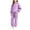 Purple, variant on Enjoytime Girls Two Piece Set Long Sleeve Hooded Sweatshirt Pockets Sweatpants Outfits Fall Winter Soft Casual Sweatsuit Sets