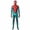 red, blue, variant on Halloween Costume for Girls Fans Cosplay Outfit Anime Game Character Role Play Dress Up Suit Fancy Party Clothes Outfit Set for Birthday Carnival B160 110