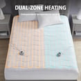 thumbnail image 2 of Serta Plush Twin XL Top Heated Plush Electric Mattress Pad, Auto Shut Off Ultra-Soft Waterproof Heating Mattress Protector with Dual Controller and 10 Heat Settings White, 2 of 7
