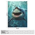 Autua Shark Warm Lightweight Blanket Soft Fleece Blankets for All