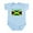 Sky Blue, variant on CafePress - Jamaican Infant Bodysuit - Baby Light Bodysuit, Size Newborn - 24 Months