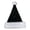 Dark green, variant on ZPAQI Encrusted Sequins Santa Hat Thicken Plush for Christmas Parties Dress Up