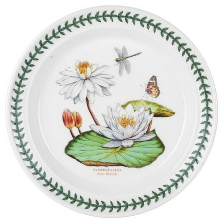 

portmeirion exotic botanic garden plate white water lily
